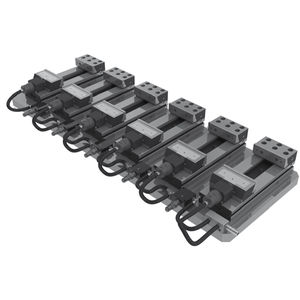 machine tool vise / hydraulic / modular