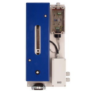 thermal flow meter / glass tube / for gas / wall-mount