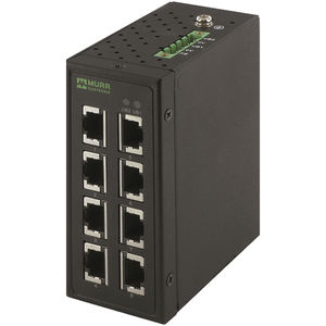unmanaged network switch / 8 ports / DIN rail mounted