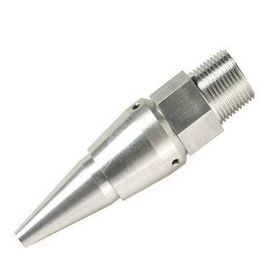 cleaning nozzle / air / screw-in / flexible