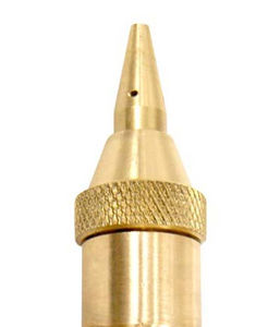 atomizing nozzle / for liquids / compressed air / very fine atomization