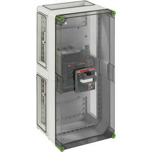 circuit breaker electrical enclosure / equipped / polycarbonate / power distribution