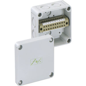 compact enclosure / rectangular / polycarbonate / sealed
