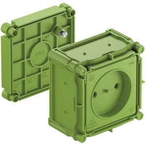 wall-mounted junction box / for concrete / weatherproof / IP30