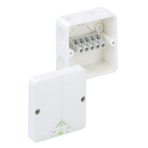 wall-mounted junction box / impact-resistant / IP65 / polycarbonate