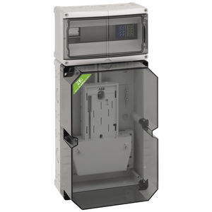 wall-mount enclosure / rectangular / polycarbonate / with transparent cover