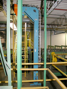 magnetic belt conveyor / for cans / horizontal