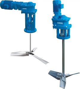 shaft-drive agitator / for the chemical industry / vertical