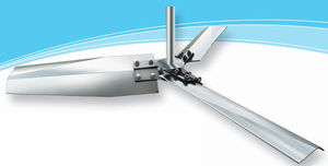 agitator impeller / 3-blade / axial-flow