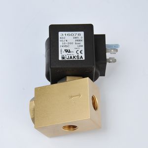 pilot-operated solenoid valve / 2/2-way / water