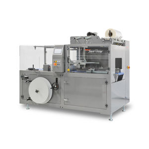 fully automatic shrink wrapping machine / beverage / for bottles / for trays