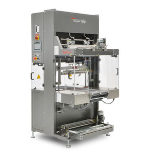 sleeve shrink wrapping machine / fully automatic / for food products / for bottles