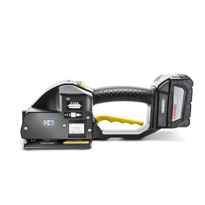 battery-powered strapping tool / for PP-PET straps / semi-automatic