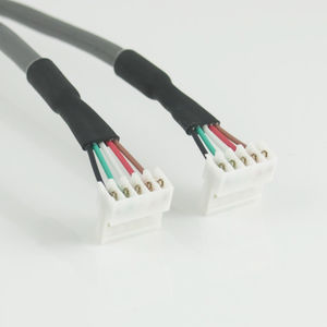 data connector / right-angle / female / shielded