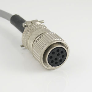 data connector / female / with cable / shielded