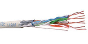 twisted pair cable / halogen-free / copper / category 5e
