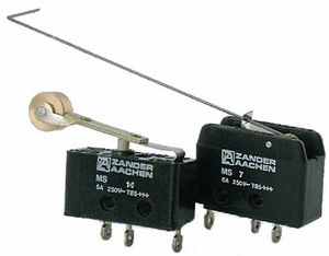 lever micro-switch / single-pole / electromechanical