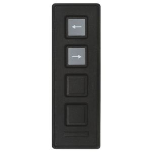 4-key keypad / panel-mount / silicone rubber