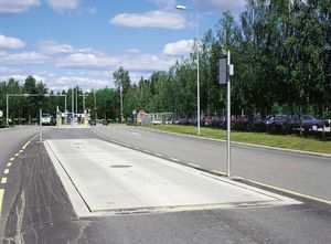 truck weighbridge / concrete