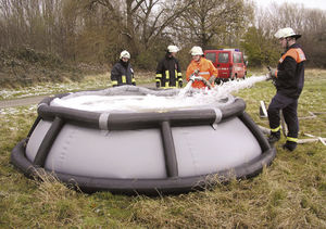 PVC tank / flexible / open / storage
