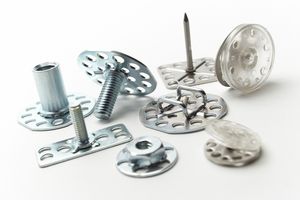 threaded insert / stainless steel / round / for plastics