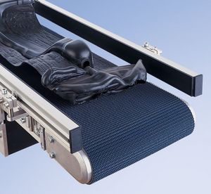 belt conveyor / horizontal / flexible belt