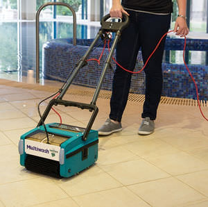 walk-behind scrubber-dryer / cable powered / multi-function