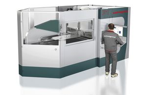 electric swivel folding machine / sheet metal / automatic