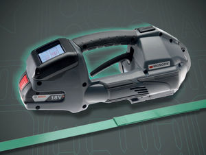 manual strapping tool / battery-powered / for plastic straps