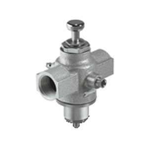 gas valve / electric / regulating / threaded