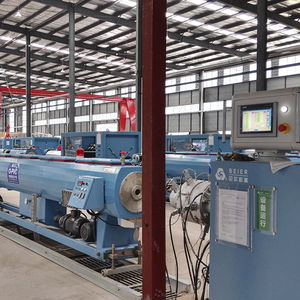 tube extrusion line / for PVC / multilayer / for drainage pipes