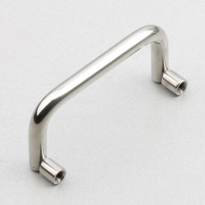 pull handle / door / stainless steel / U-shaped