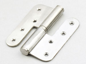 stainless steel hinge / steel / piano / screw-in