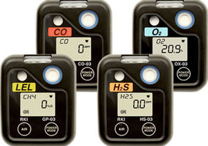 single gas detector / personal / inherently safe