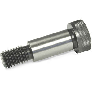stainless steel knurled screw / shoulder