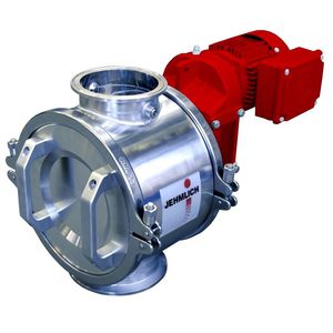 multi-purpose rotary valve / for food / for bulk materials / round-flange