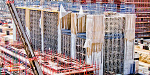 modular scaffolding tower / facade