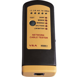 communication network tester / cabling / hand-held
