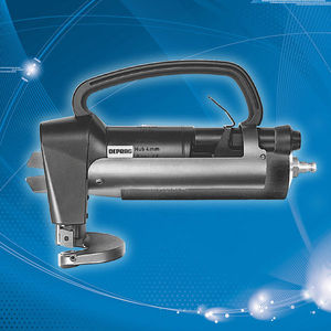 pneumatic shear / for metal sheets / strap / hand-held