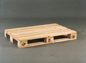 wooden pallet / ISO / industrial