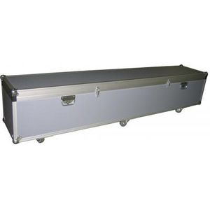 transport case / aluminum / wheeled / with handle