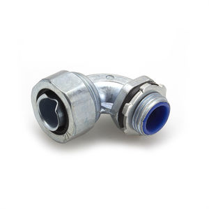 socket fitting / 90° angle / zinc