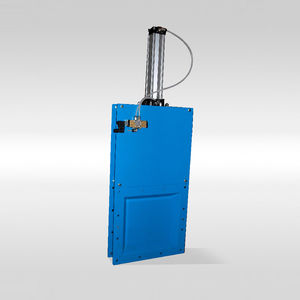 sliding gate valve / hand / electropneumatic / control