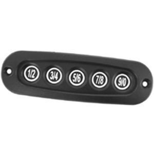 5-key keypad / panel-mount / for access control / rugged