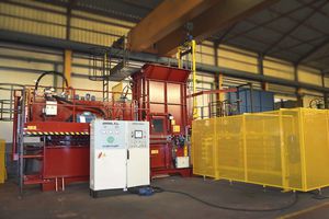 horizontal baling press / top-loading / for cardboard boxes / for paper