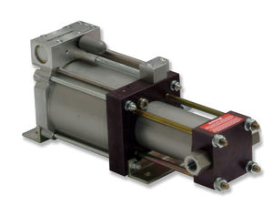 piston pressure booster / air / nitrogen / high-pressure