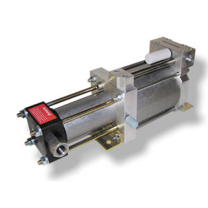 piston pressure booster / air / nitrogen / high-pressure