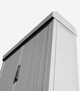 electrical distribution cabinet / floor-mounted / double-door / metal