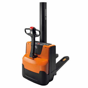 electric stacker truck / walk-behind / for pallets / transport