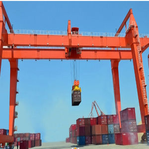 rail-mounted gantry crane / for containers